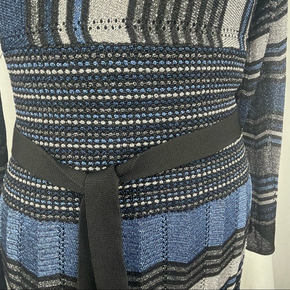 EUC Laundry Metallic Knit Dress Med - Picture 5 of 14